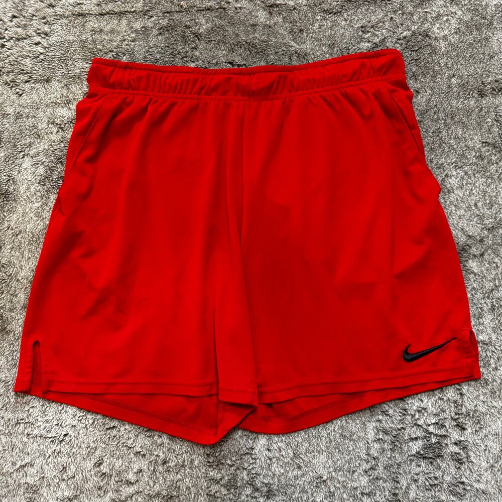 Nike Dri-Fit 7" Shorts Men's Large Red